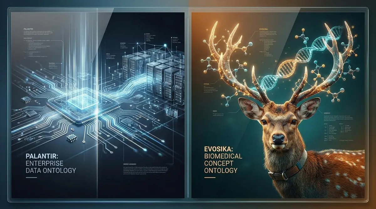 Palantir vs EvoSika: Same Ontology Philosophy, Different Domains